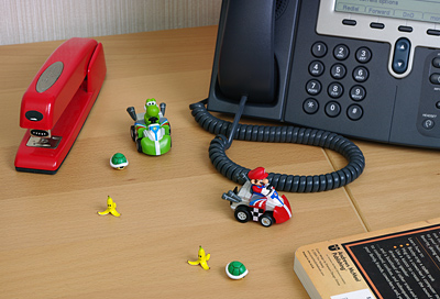 Mario Kart on your desk!